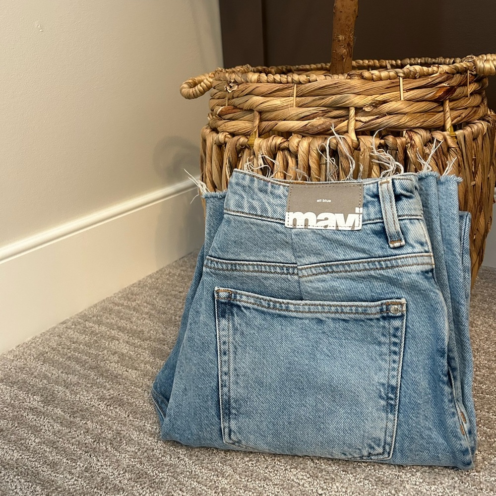 Mavi Women’s Barcelona High Rise Wide Leg Jeans